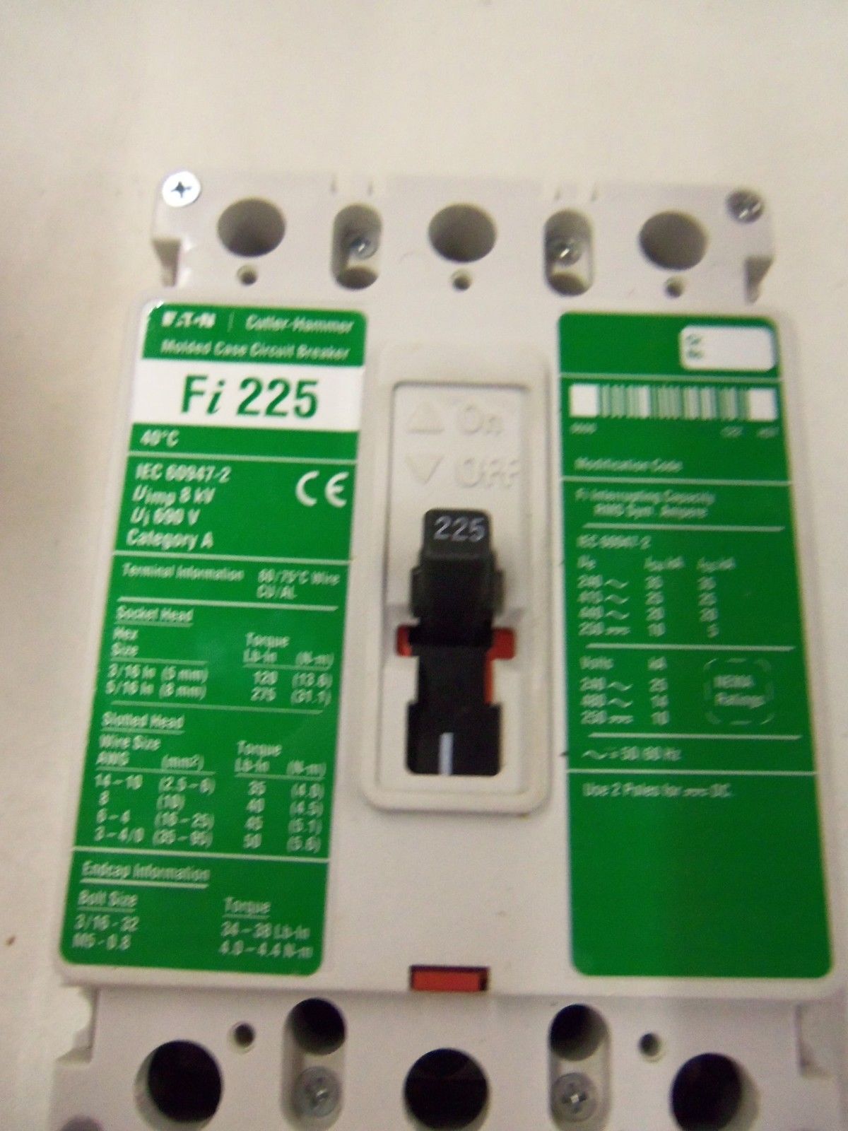 CUTLER HAMMER Fi3225L CIRCUIT BREAKER *NEW IN BOX*