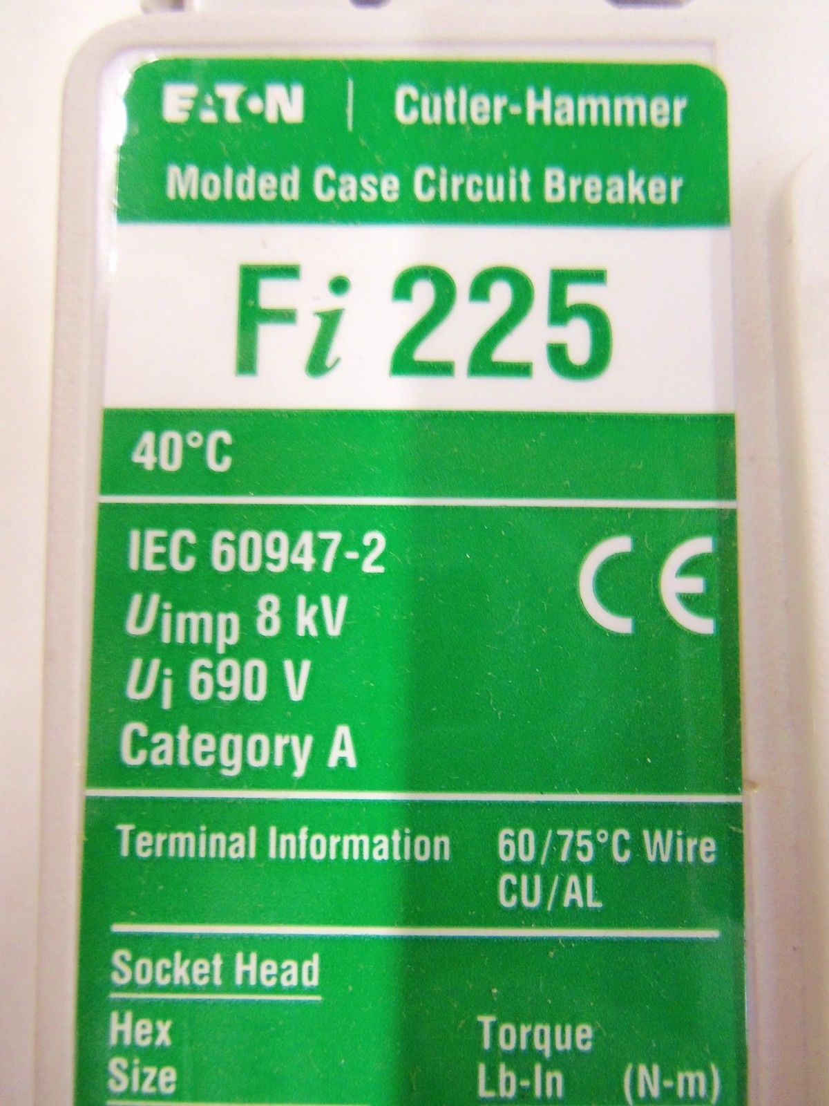 CUTLER HAMMER Fi3225L CIRCUIT BREAKER *NEW IN BOX*
