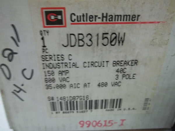 CUTLER HAMMER JDB3150W CIRCUIT BREAKER NSMP