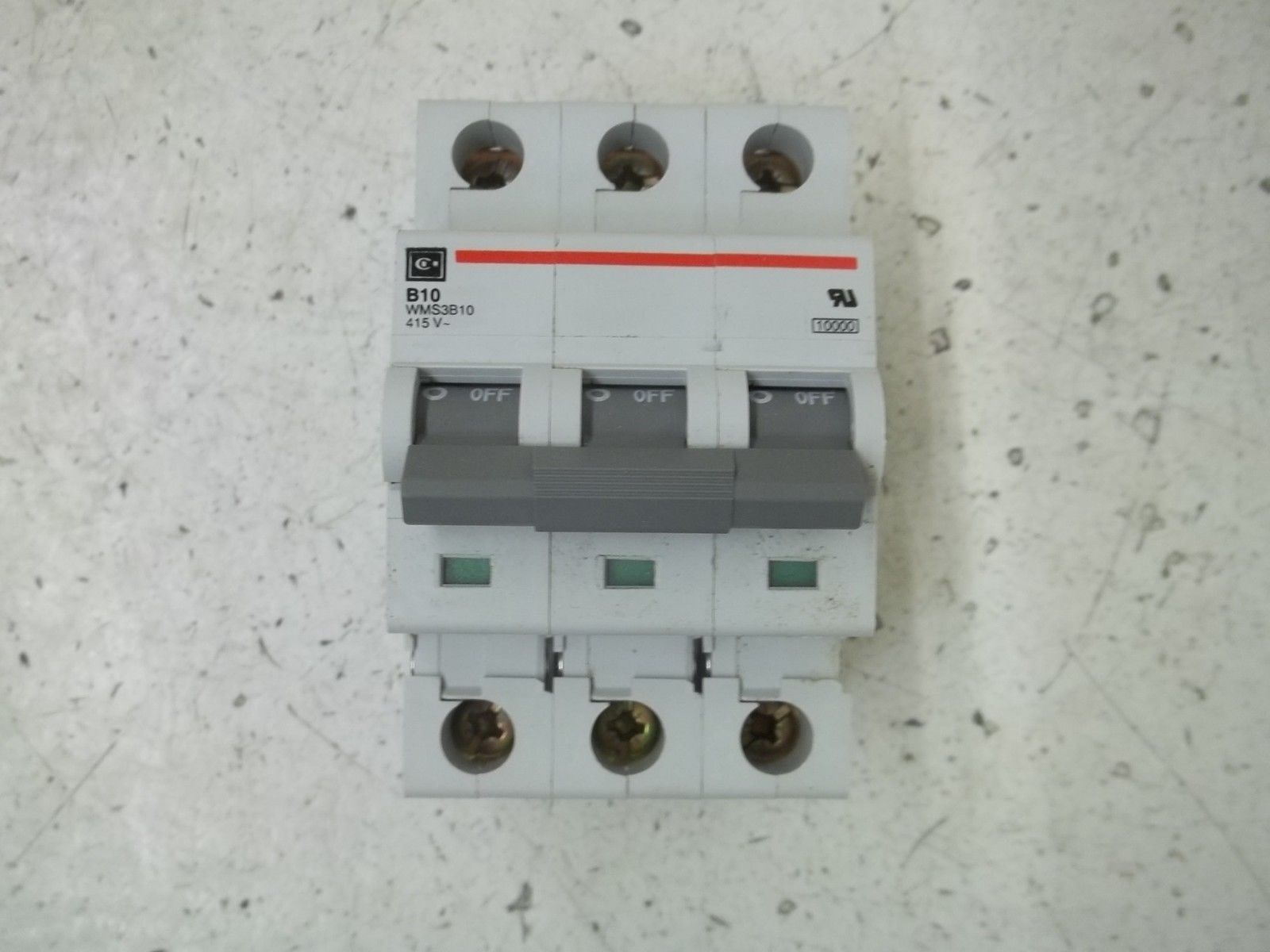 CUTLER HAMMER WMS3B10 SUPPLEMENTARY PROTECTOR NSMP