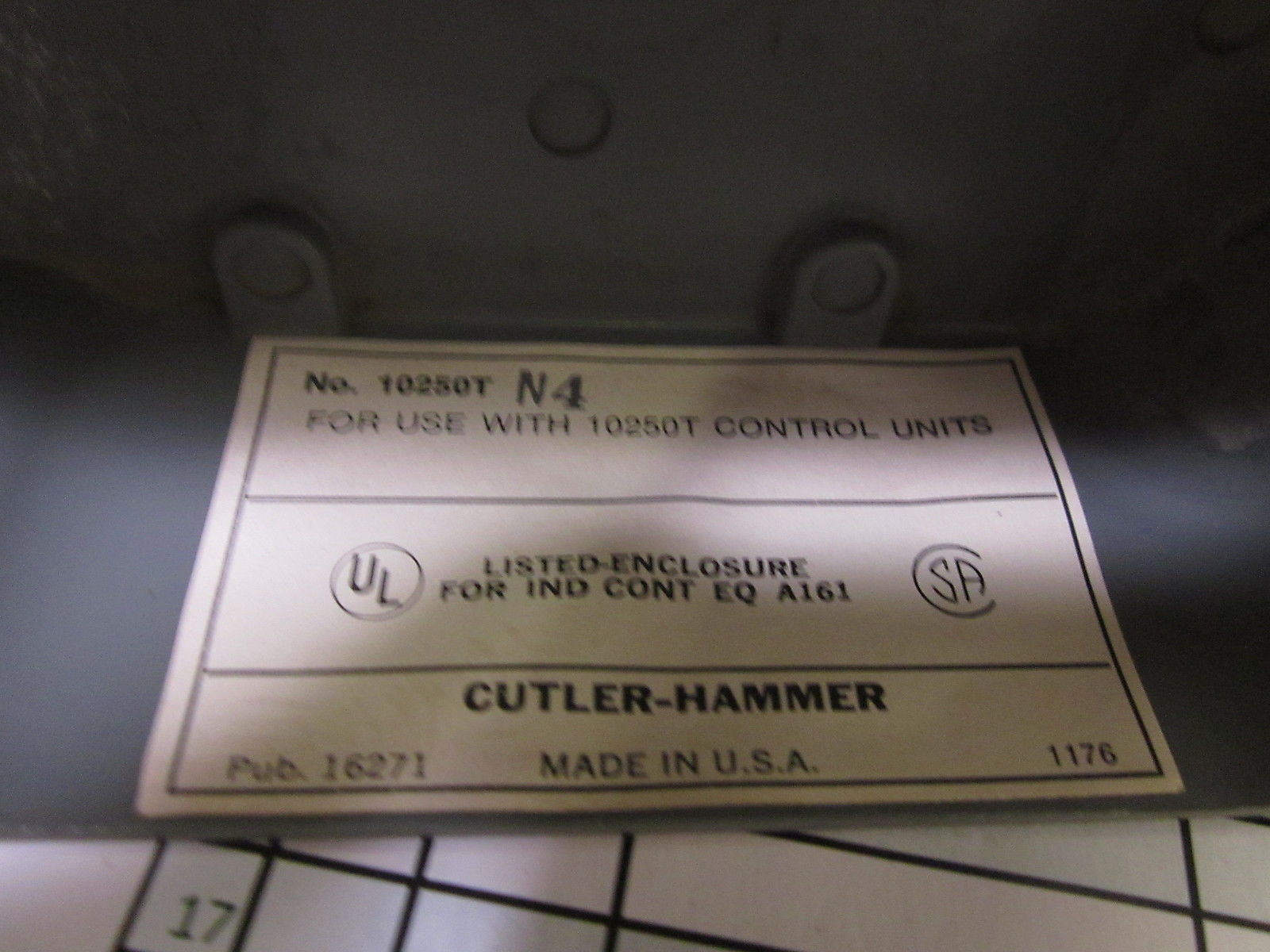 CUTLER HAMMER 10250T NSNP
