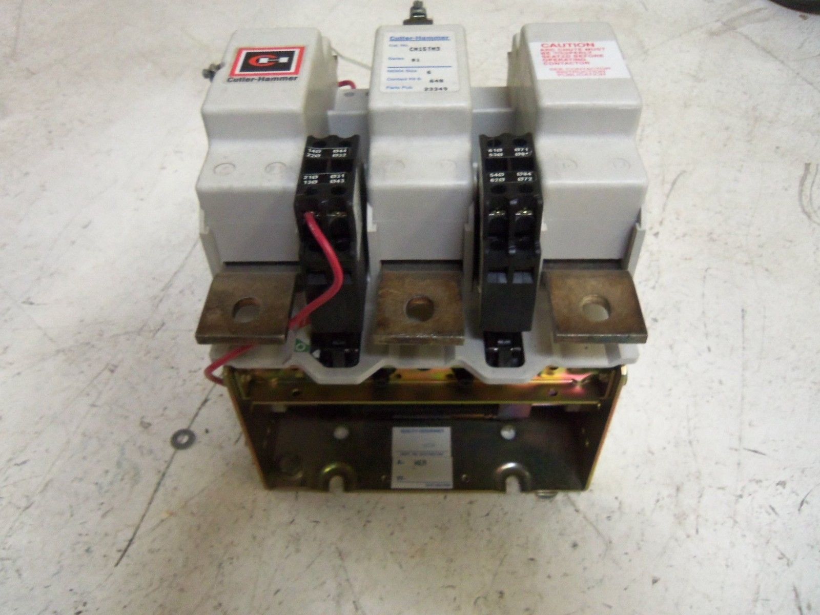 CUTLER HAMMER CN15TN3 CONTACTOR UNMP