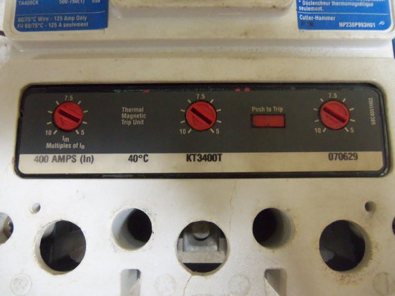 CUTLER HAMMER HKD3250 CIRCUIT BREAKER 250A *USED*