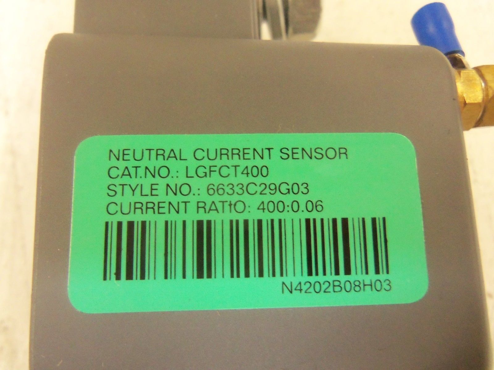 CUTLER HAMMER NEUTRAL CURRENT SENSOR LGFCT400 NSMP