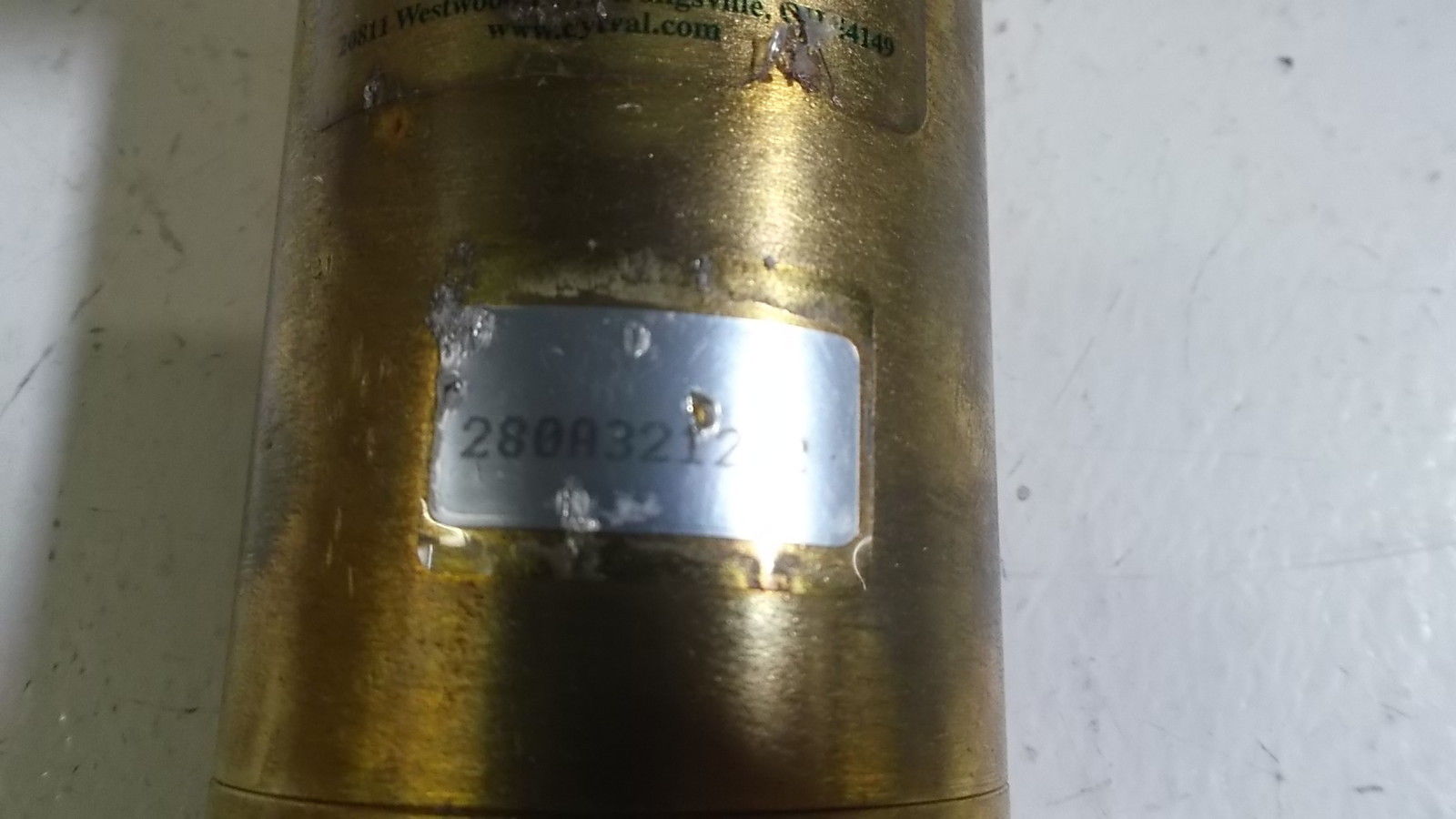 CYLINDER & VALVES INC 280A3212-2 NSNP
