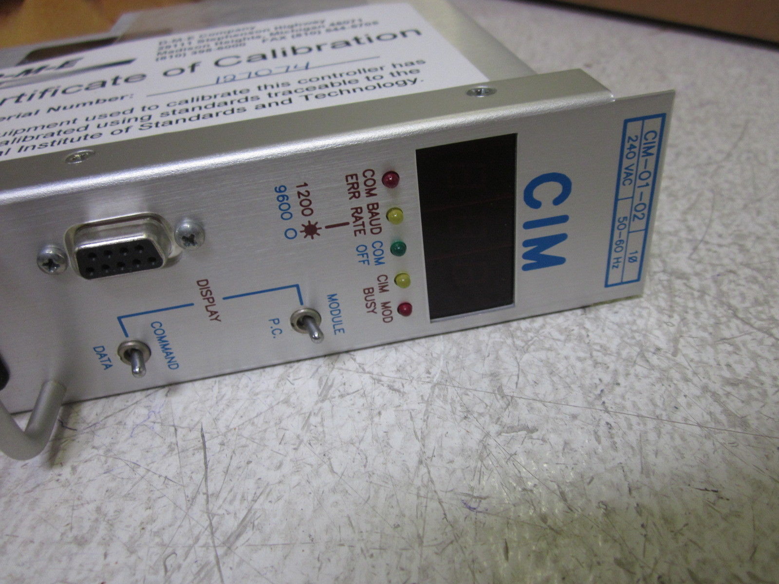 D-M-E SMART SER. / SMART START ZONE TEMP. CONTROL CIM-01-02 240V  UNMP