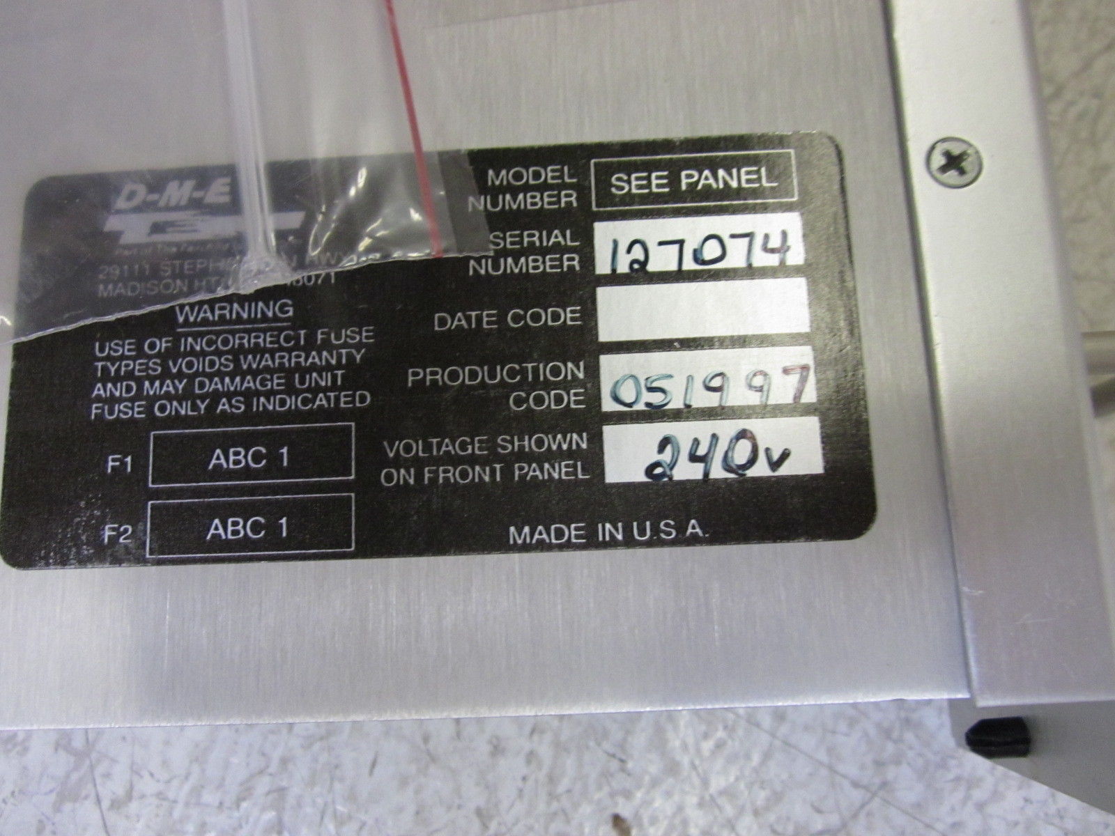 D-M-E SMART SER. / SMART START ZONE TEMP. CONTROL CIM-01-02 240V  UNMP