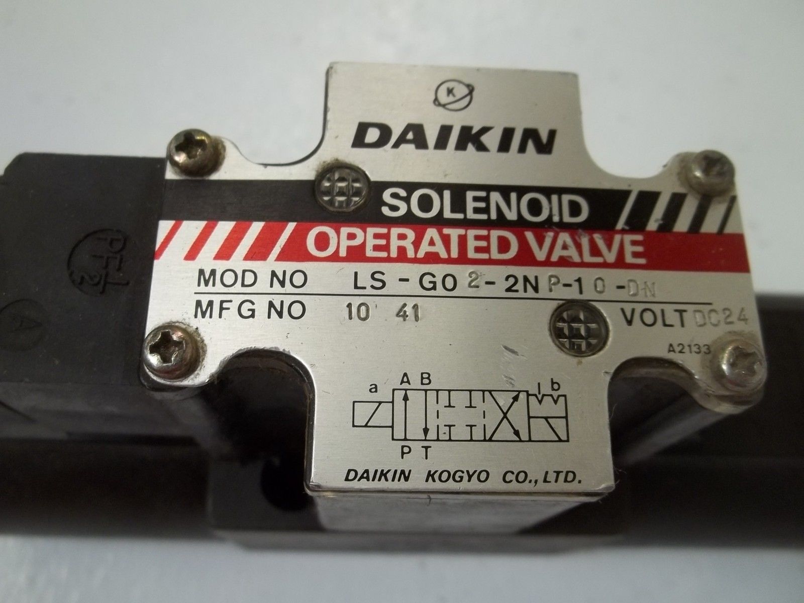 DAIKIN LS-G02-2NP-10-DN SOLENOID OPERATED VALVE UNMP