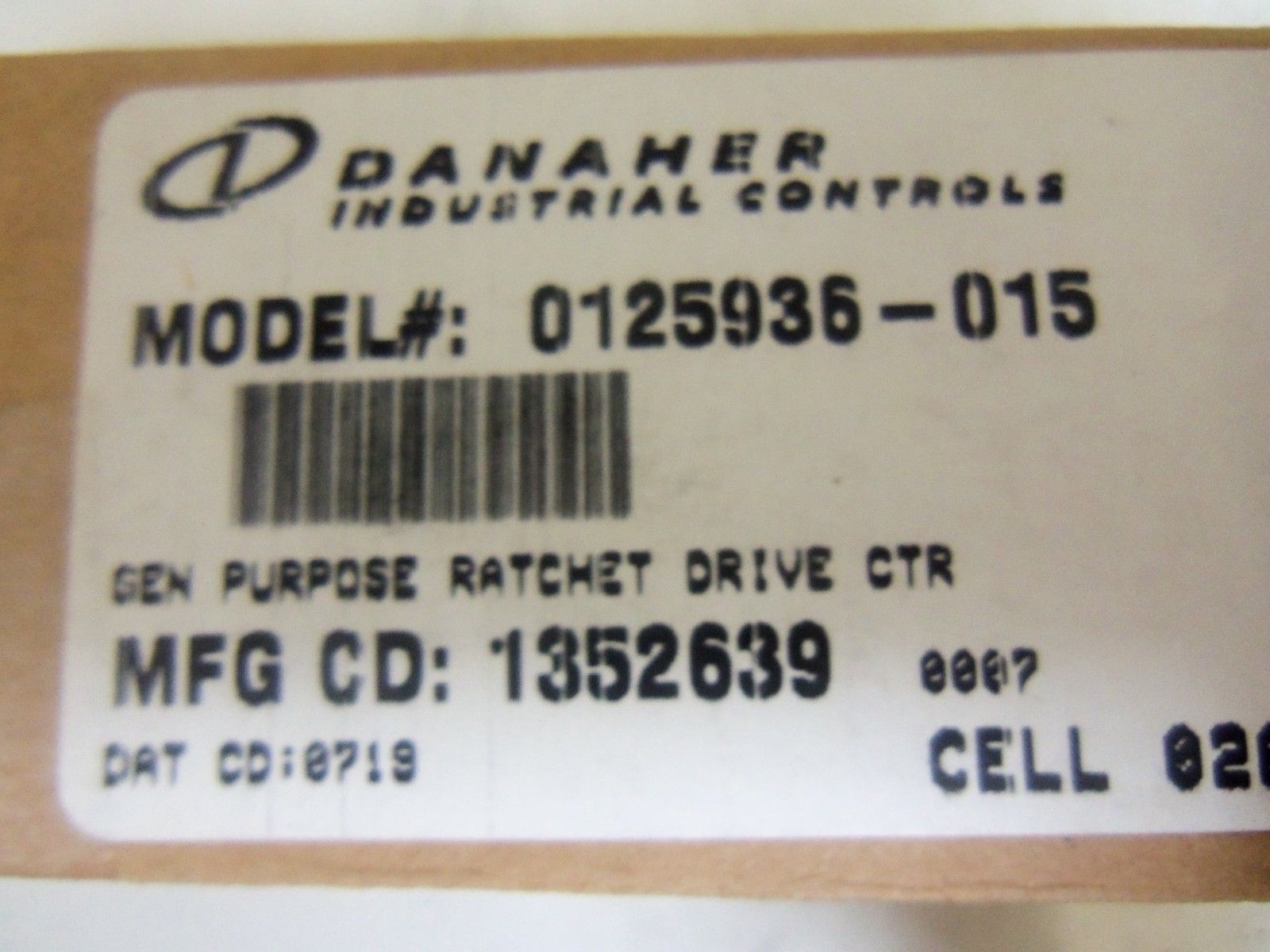 DANAHER 0125936-015 NSMP