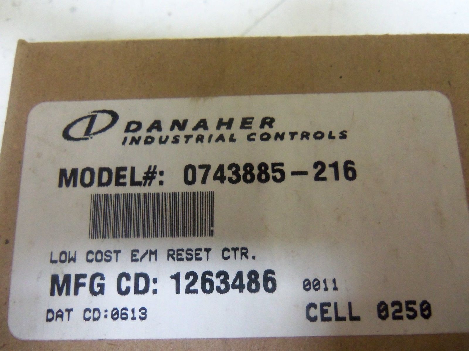DANAHER 0743885-216 NSMP
