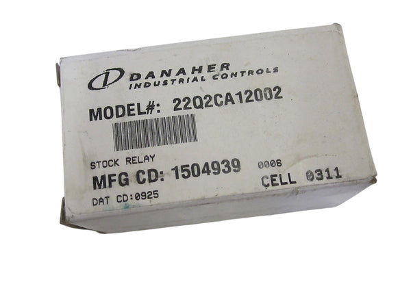 DANAHER 22Q2AC12002 RELAY 120V UNMP