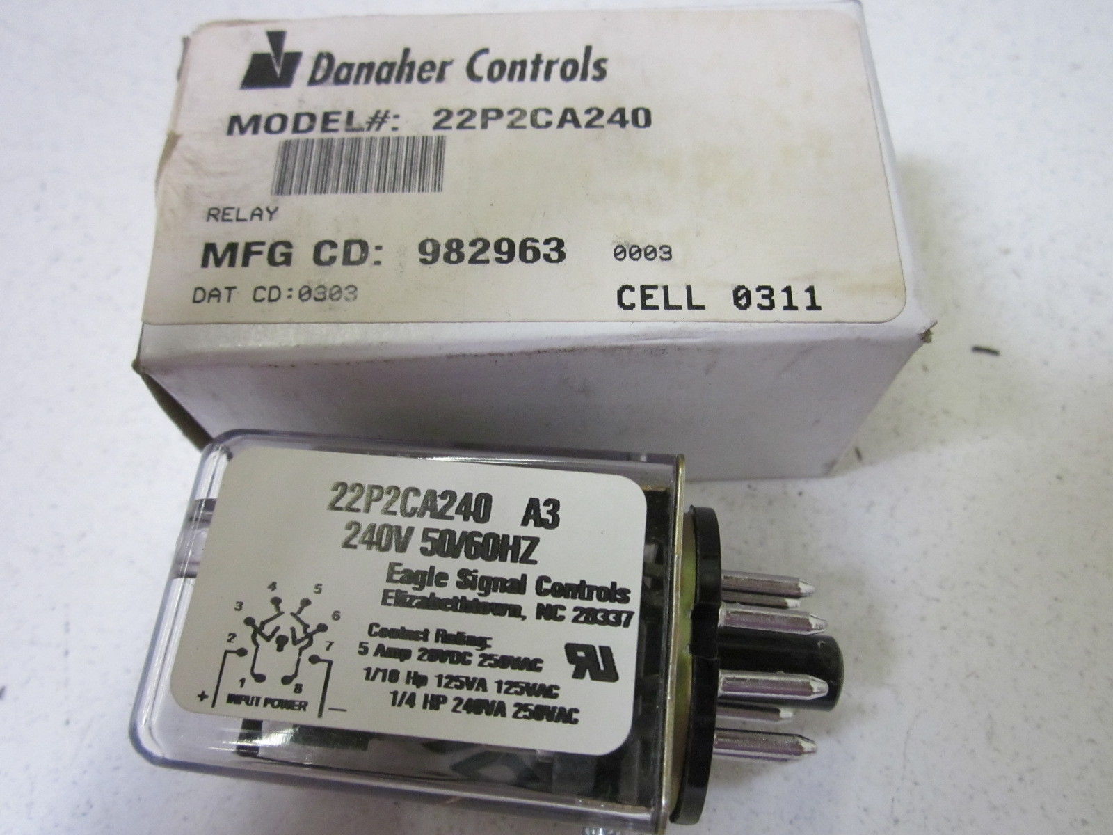 DANAHER CONTROLS 22P2CA240 NSMP