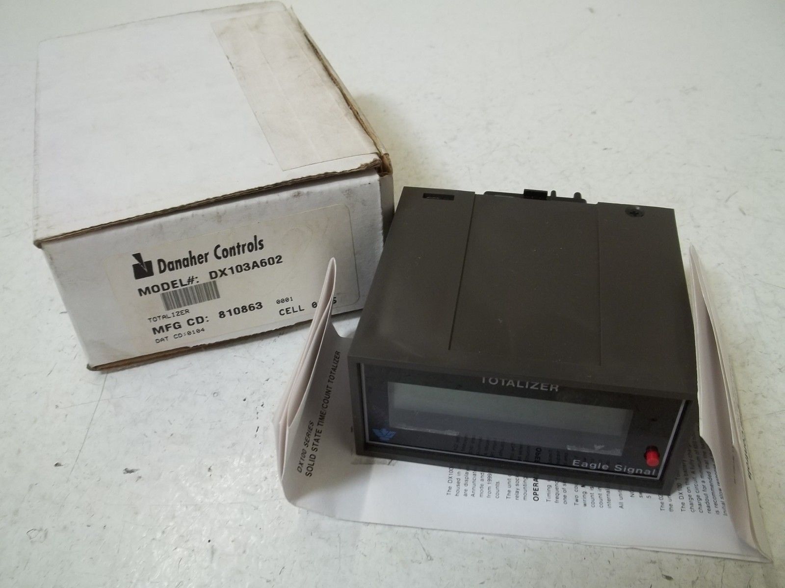 DANAHER CONTROLS DX103A602 TOTALIZER NSMP