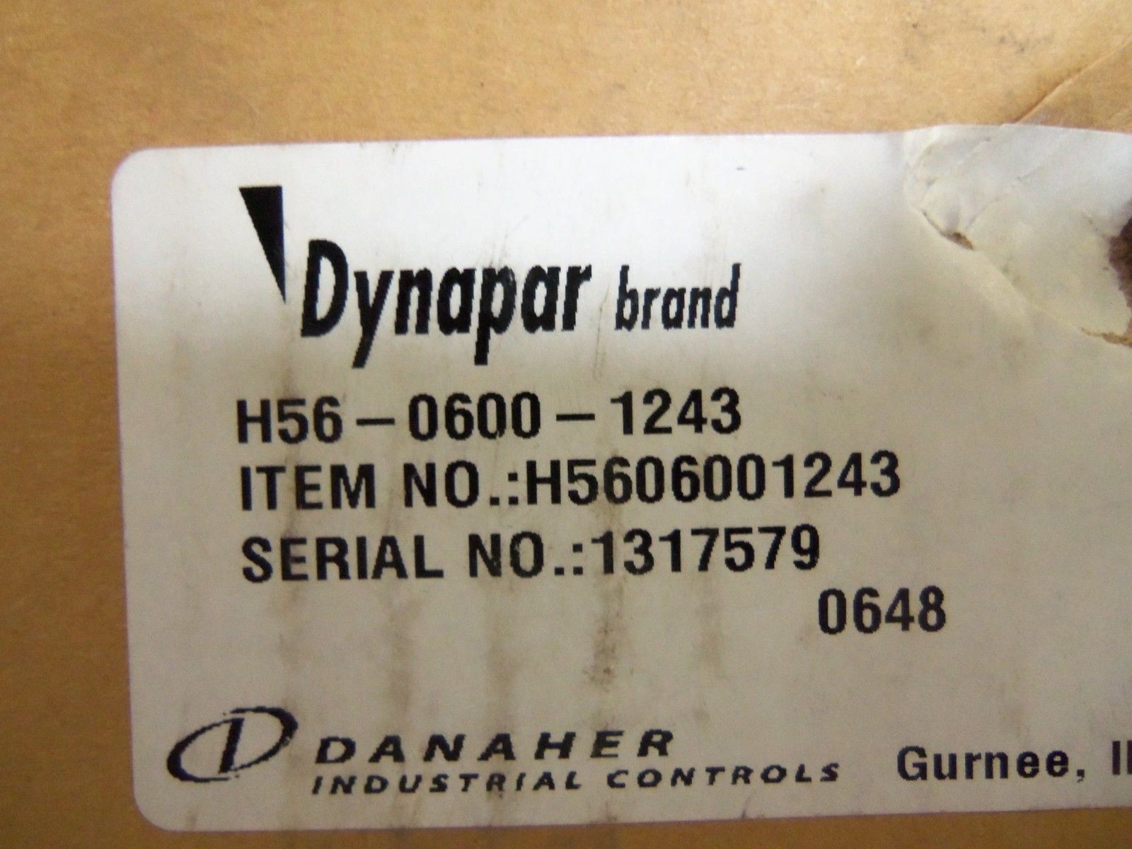 DANAHER CONTROLS H56-0600-1243 ENCODER *NEW IN BOX*