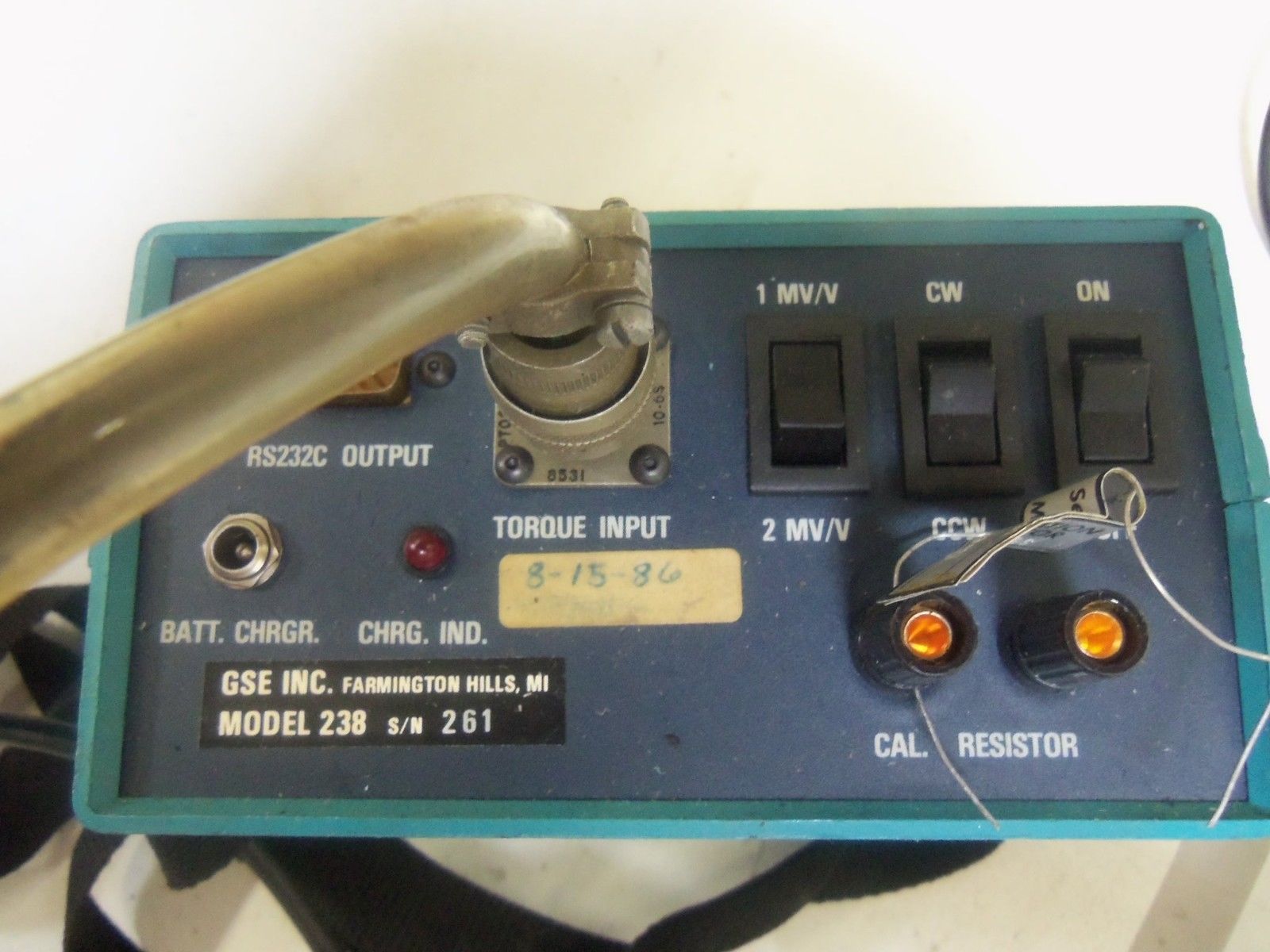 GSE MODEL 238 DATA-TORK UNMP