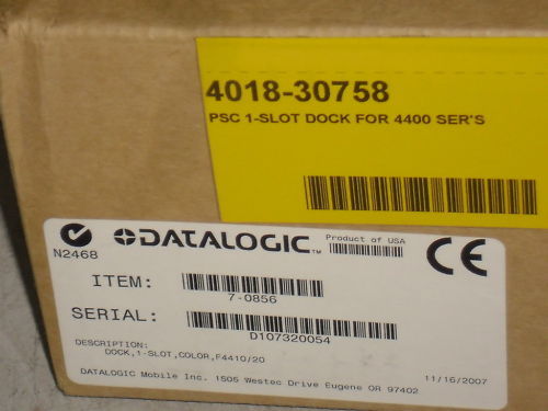 DATALOGIC 7-0856 PSC 1-SLOT DOCK FOR 4400 SERIES NSMP