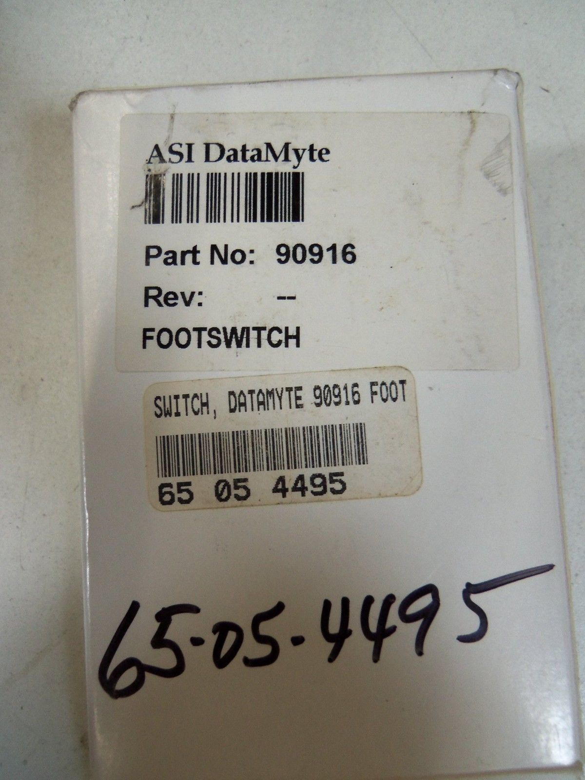 DATAMYTE 90916 FOOTSWITCH *NEW IN BOX*