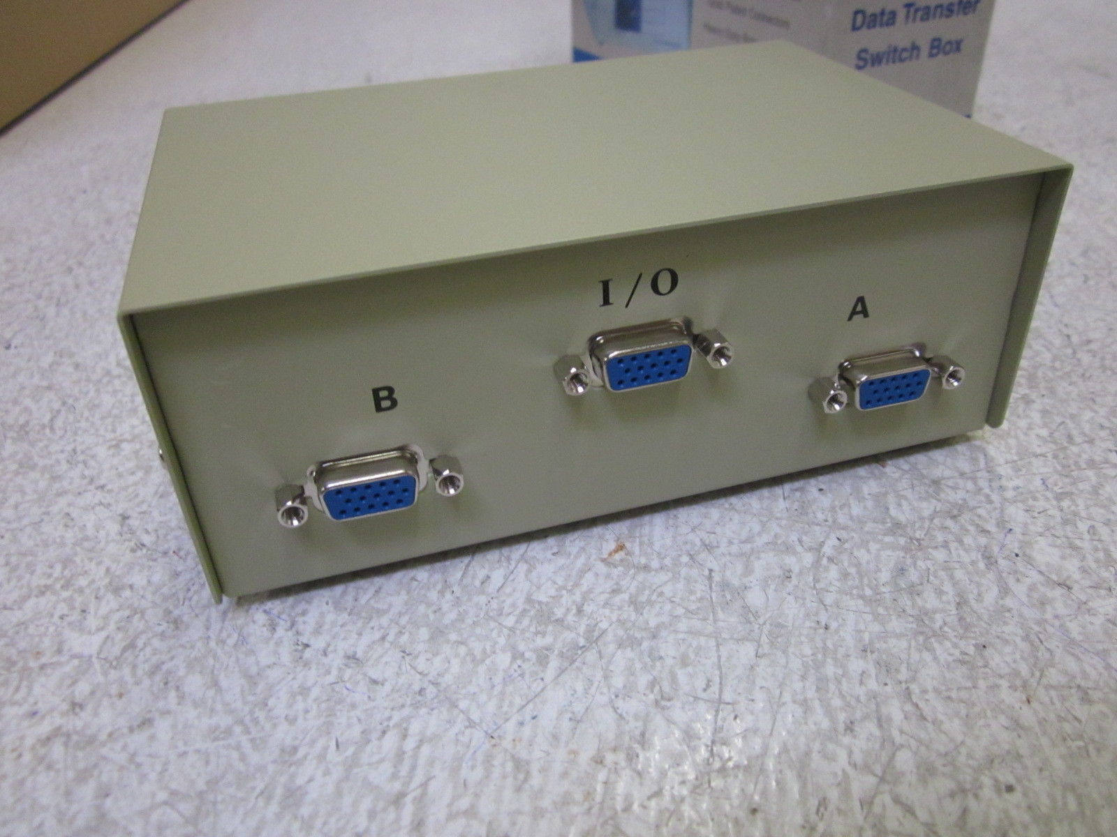 DATA SHARING DEVICE DW-HD15AB MANUAL DATA SWITCH BOX NSMP
