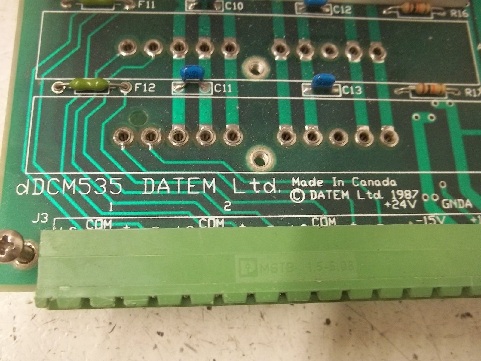 DATEM LTD. DDCM535 BOARD UNMP