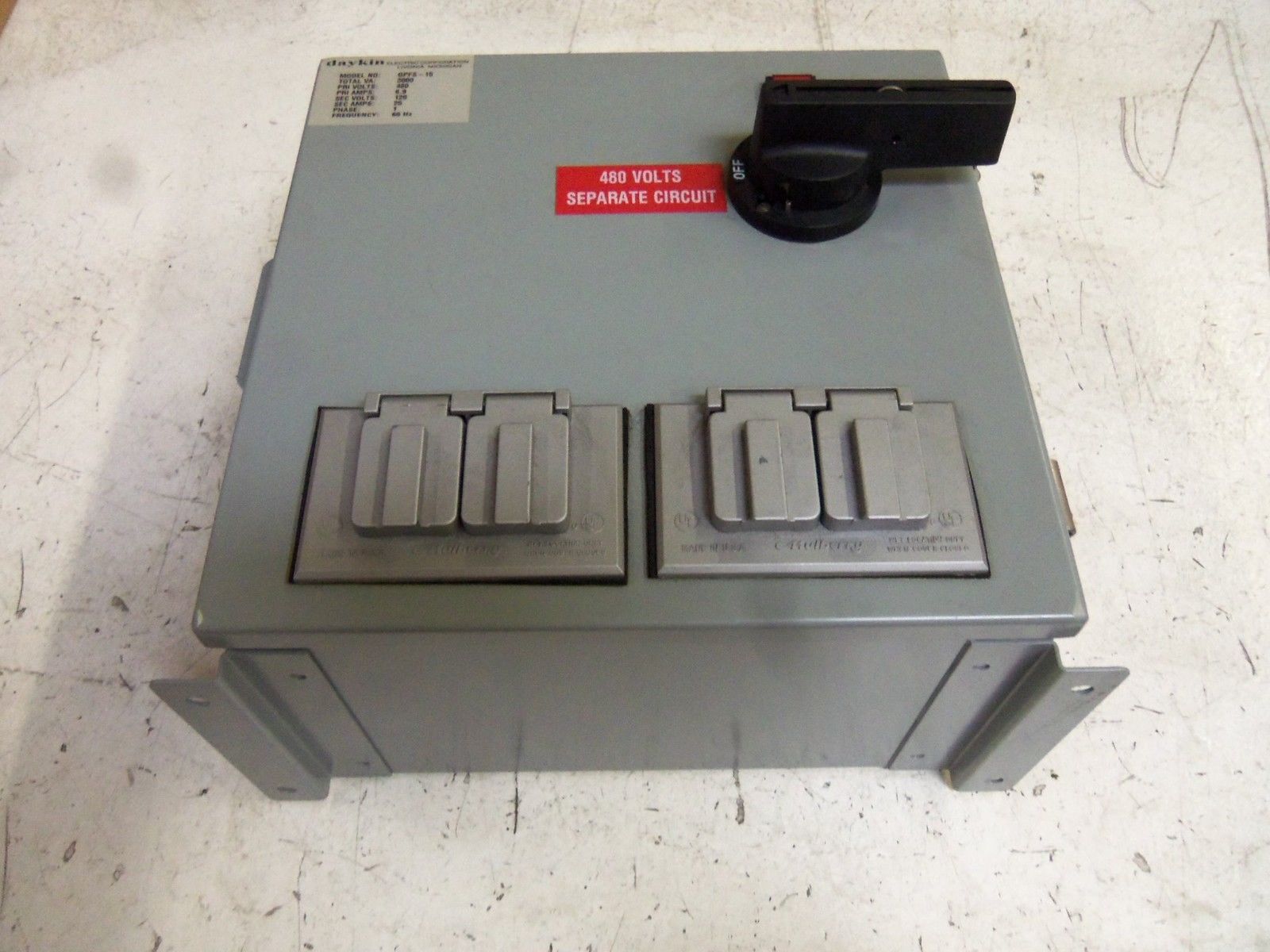 DAYKIN GPFS-15 TRANSFORMER NSMP