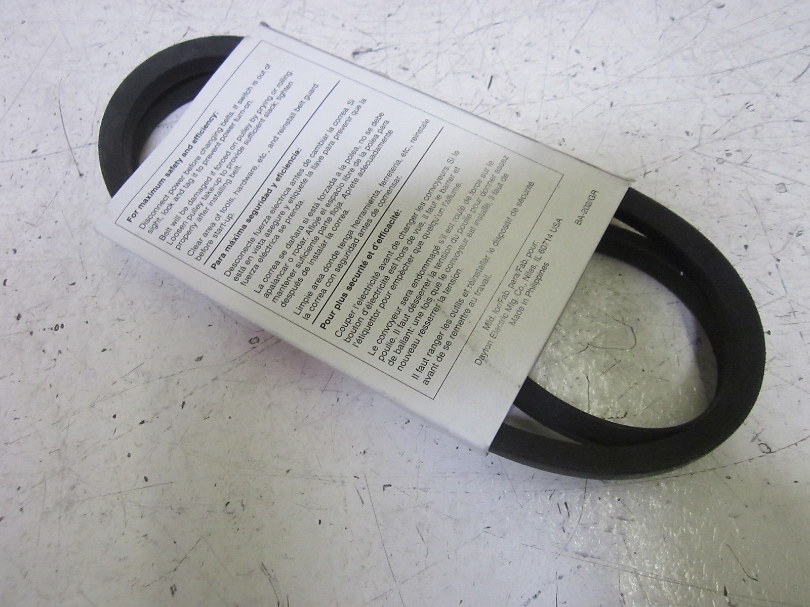 DAYTON 1A105P V-BELT NSNP