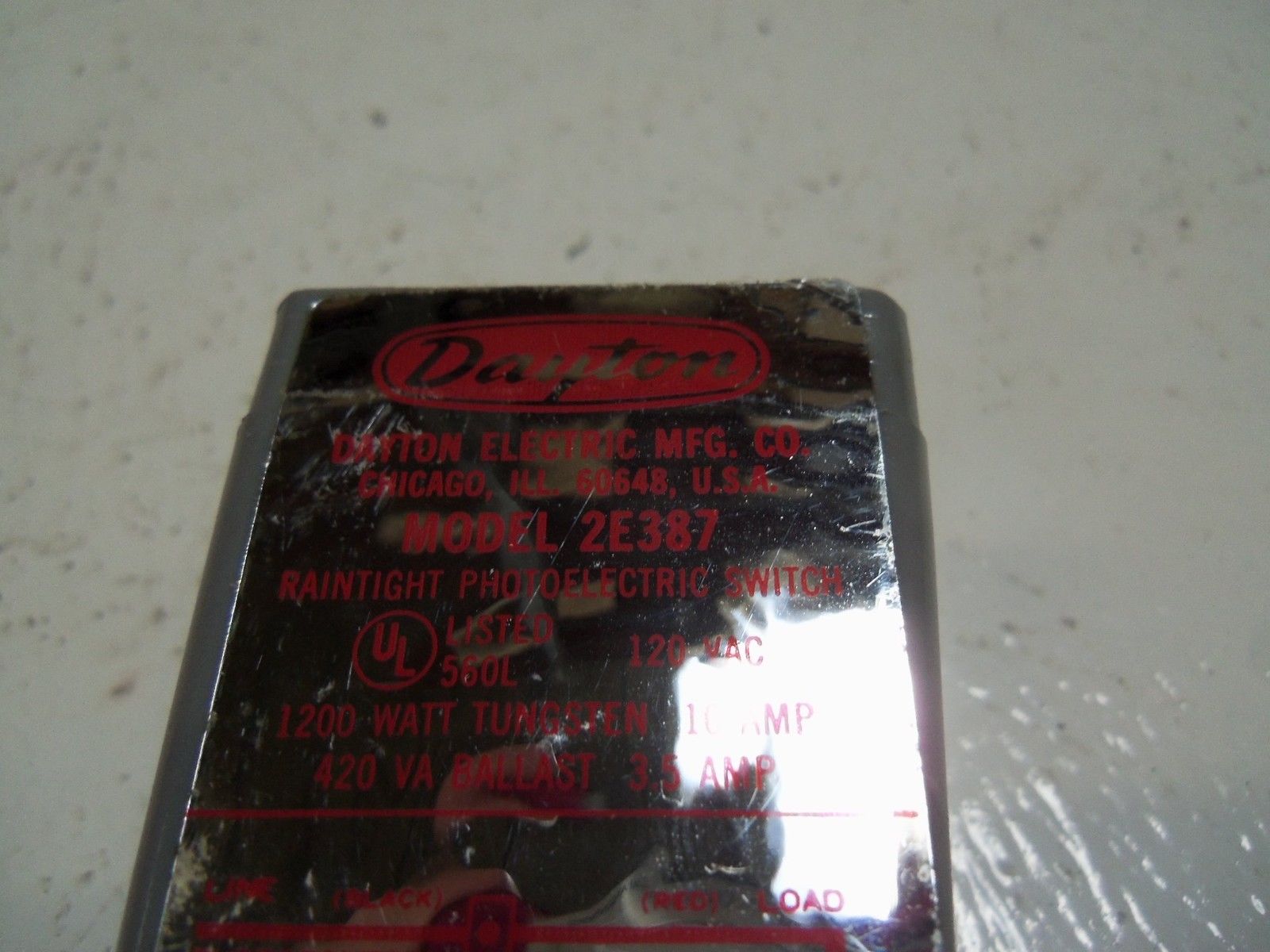 DAYTON 2E387 15A UNMP