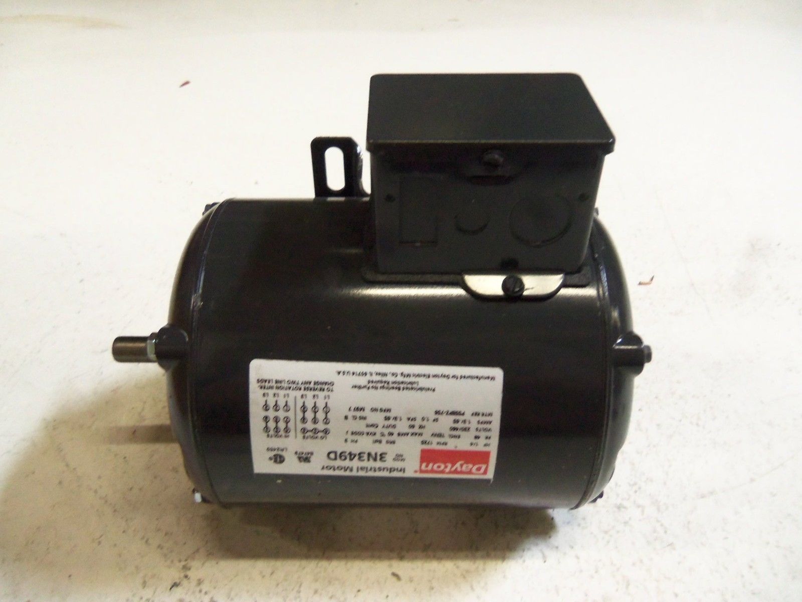 DAYTON 3N349D ELECTRIC MOTOR NSMP