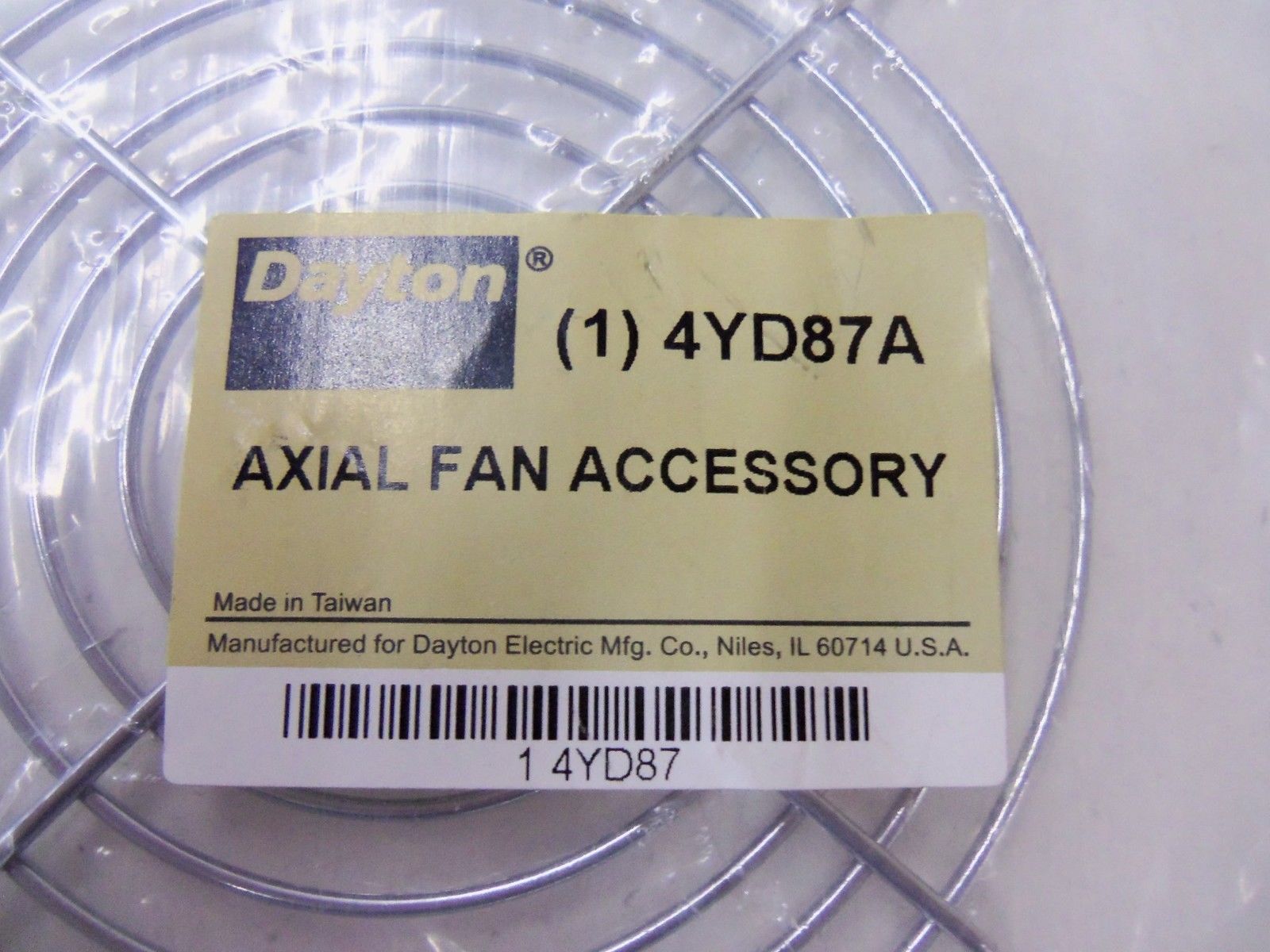 DAYTON 4YD87A AXIAL FAN ACCESSORY NSMP