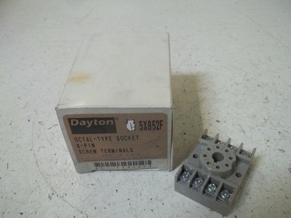 DAYTON 5X852F RELAY SOCKET NSMP