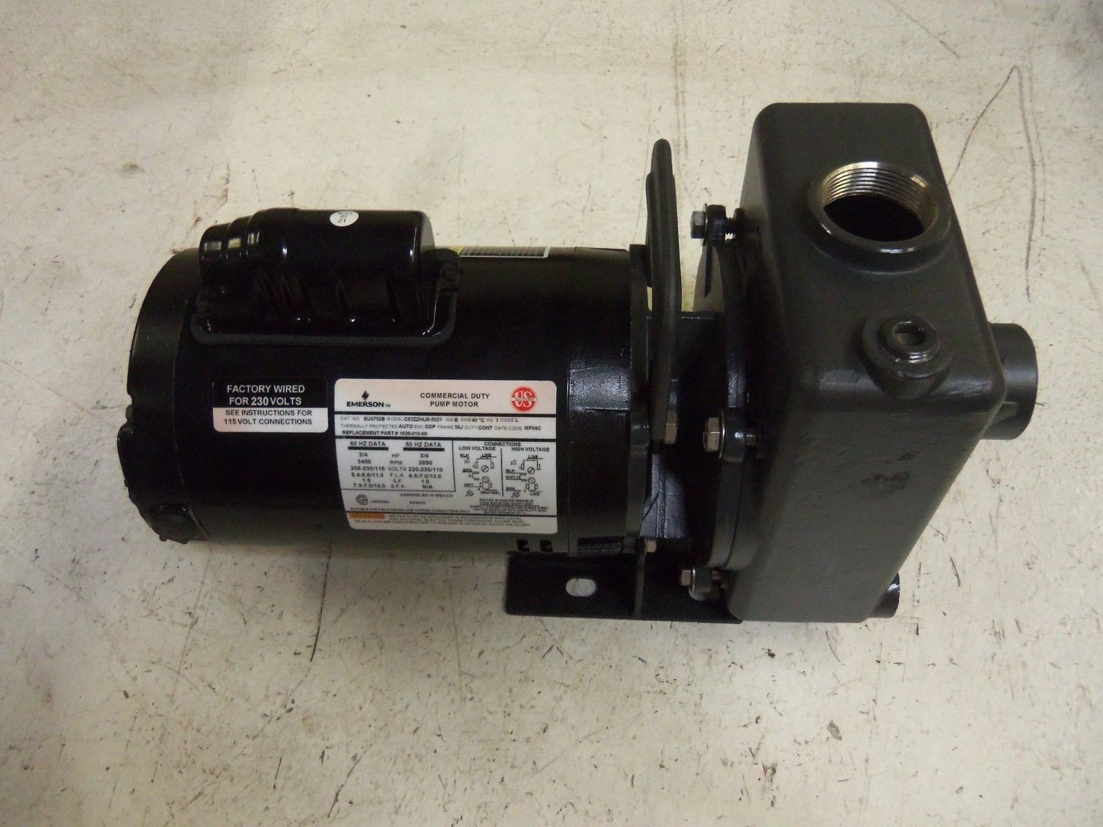 DAYTON 5ZT20 PUMP NSMP