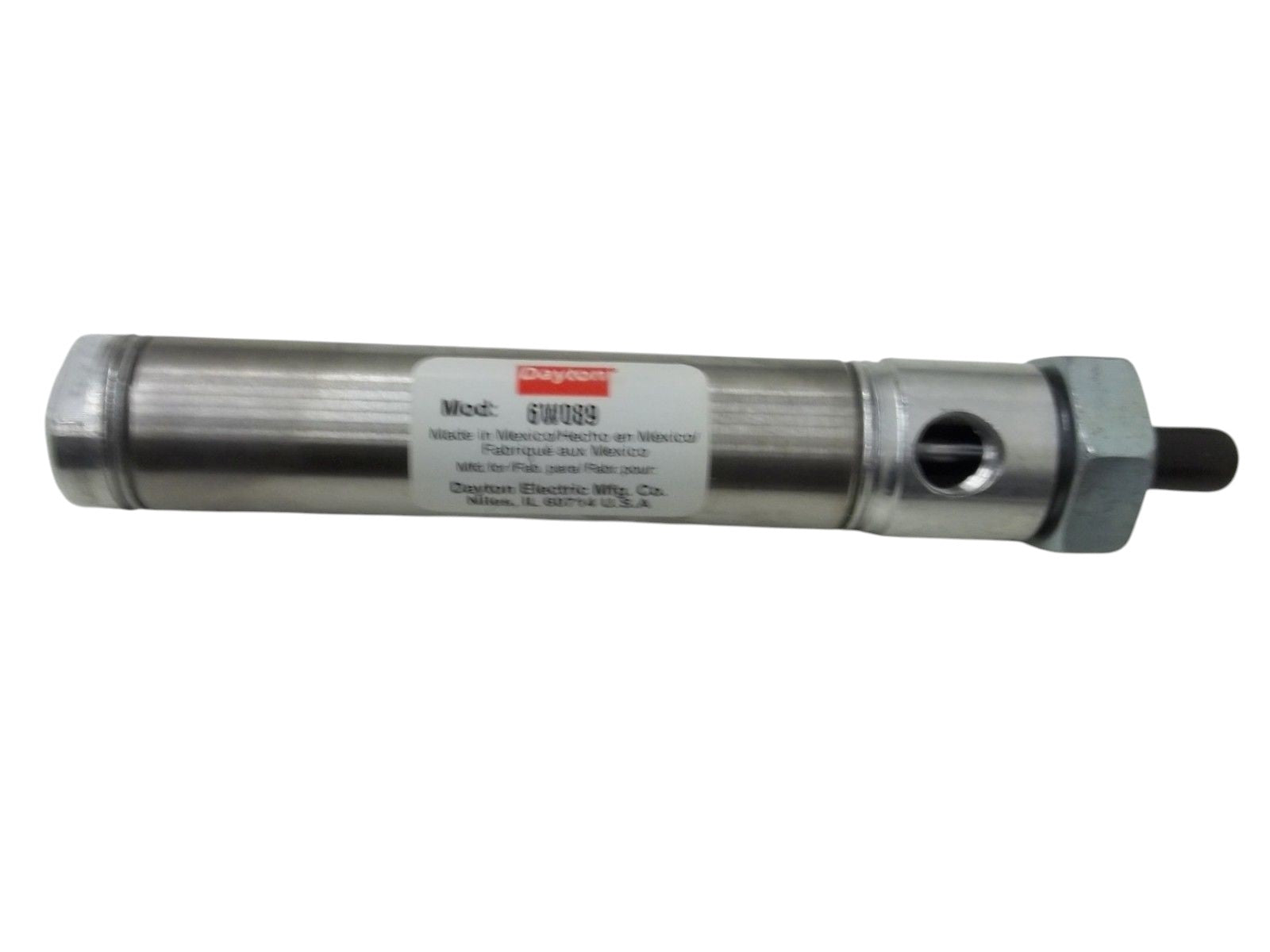 DAYTON 6W089 PNEUMATIC CYLINDER UNMP