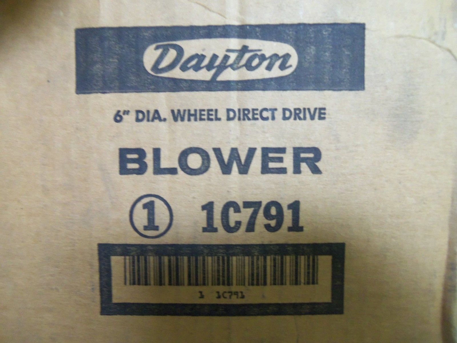 DAYTON IC791 BLOWER NSMP