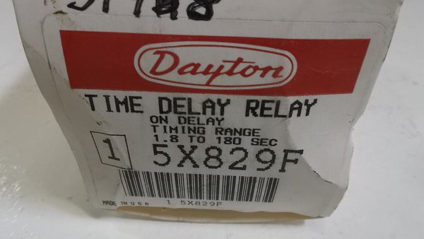 DAYTON TIME DELAY RELAY 5X829F NSMP