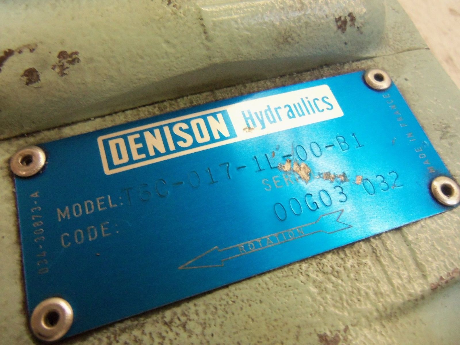 DENISON T6C-017-11-00-B1 MOTOR UNMP