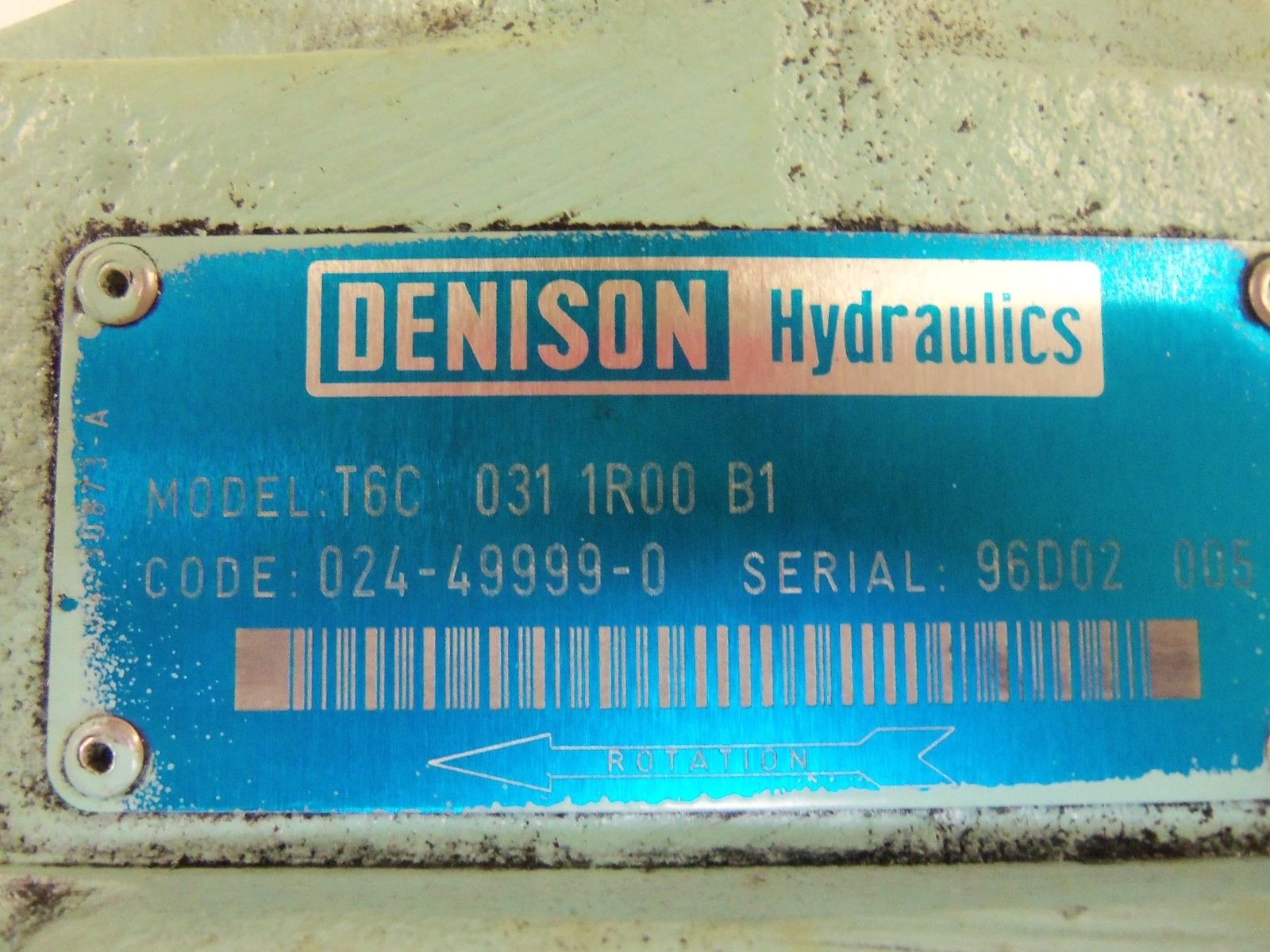 DENISON T6C-031-1R00-B1 MOTOR UNMP