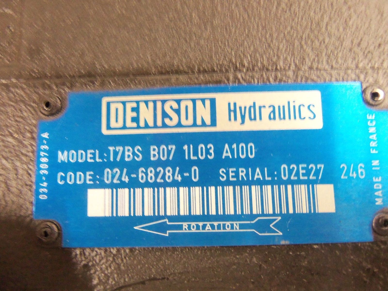 DENISON T7BS-B07-1L03-A100 MOTOR NSNP