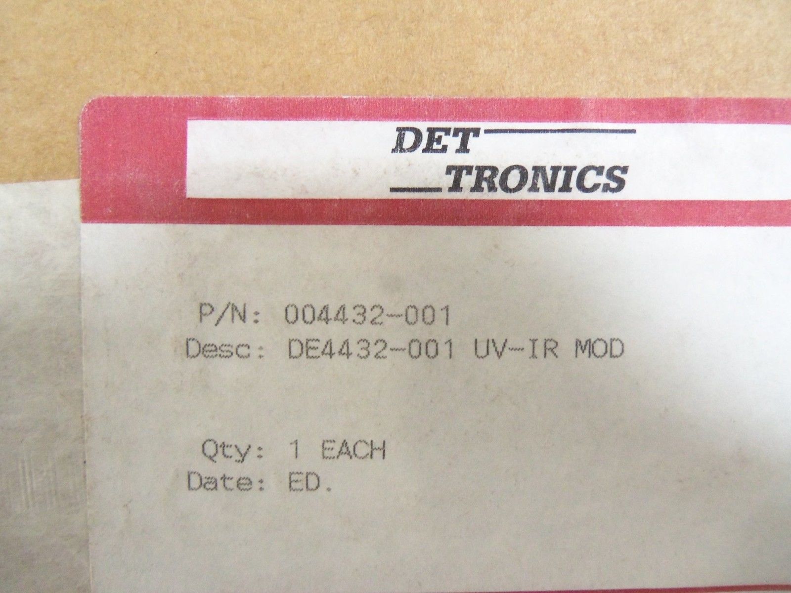 DET-TRONICS 004432-001 CIRCUIT BOARD NSFS
