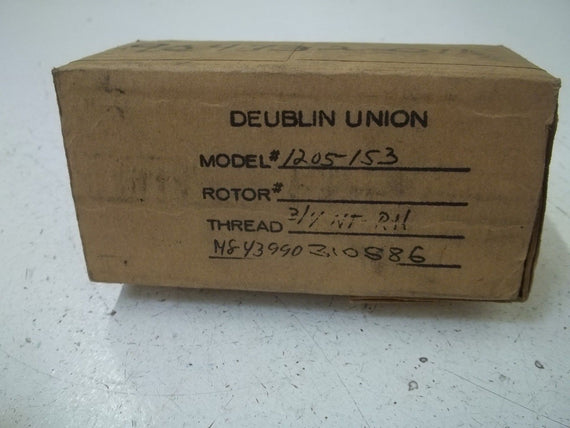 DEUBLIN UNION  1205-153 ROTARY *NEW IN BOX*