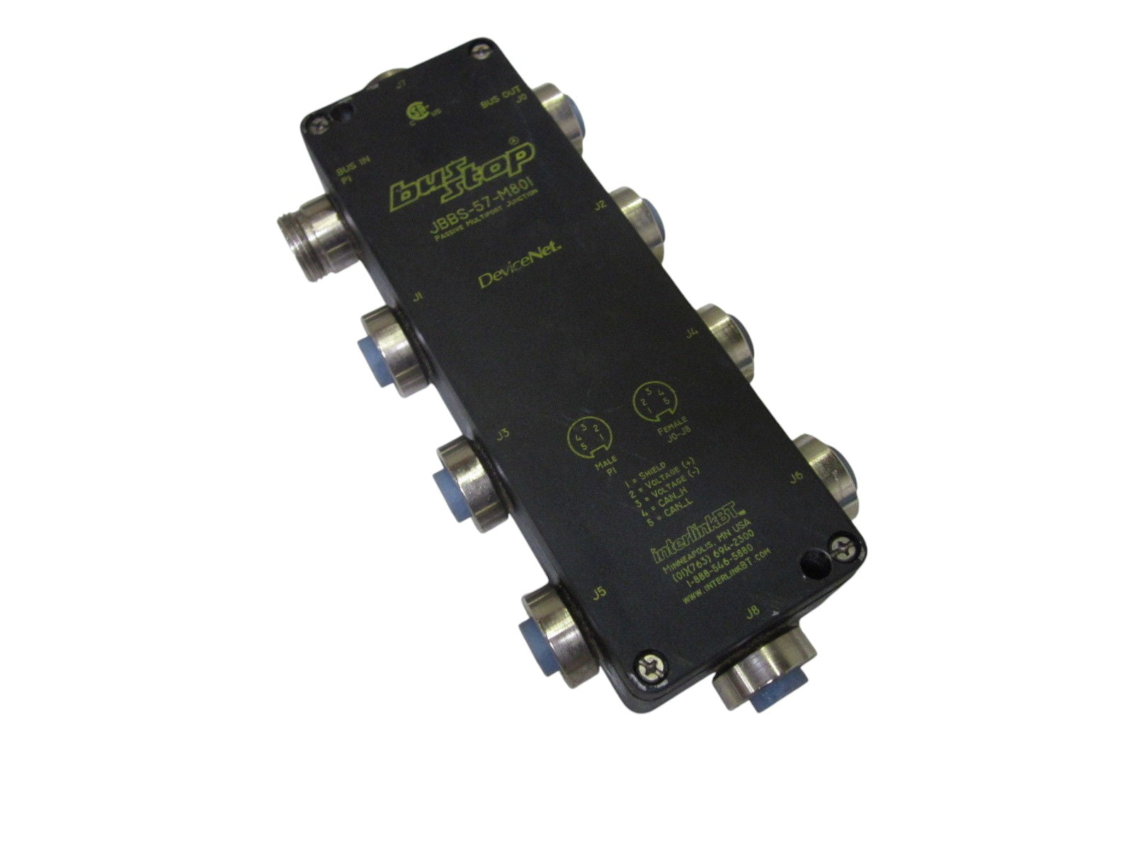 DEVICENET JBBS-57-M801 PASSIVE  MULTIPORT JUNCTION UNMP