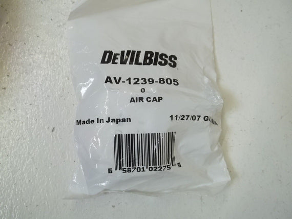 DEVILBISS AV-1239-805 AIR CAP *NEW IN A FACTORY BAG*
