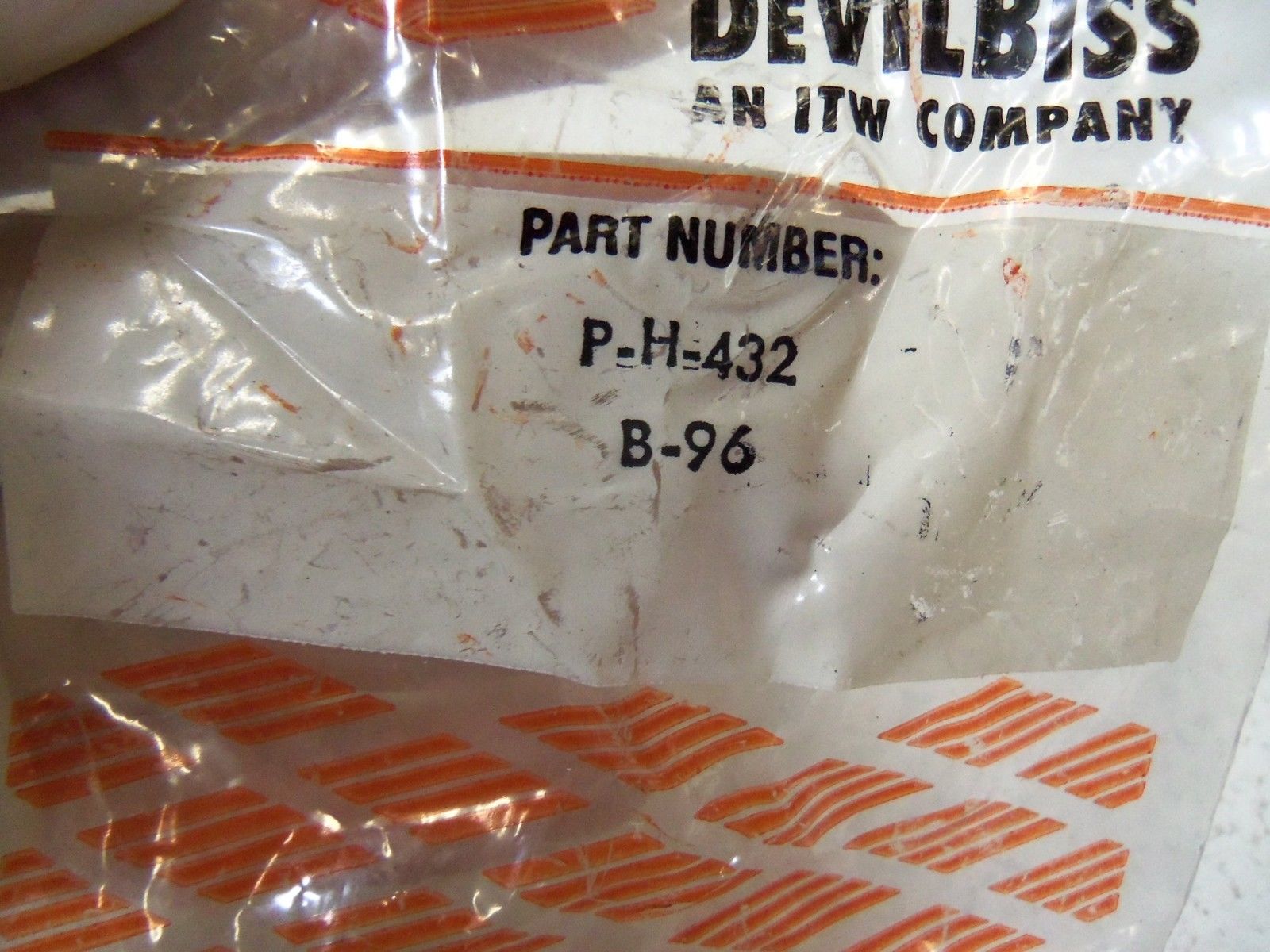 DEVILBISS ELBOW FITTING P-H-432 (ORANGE BAG) NSMP