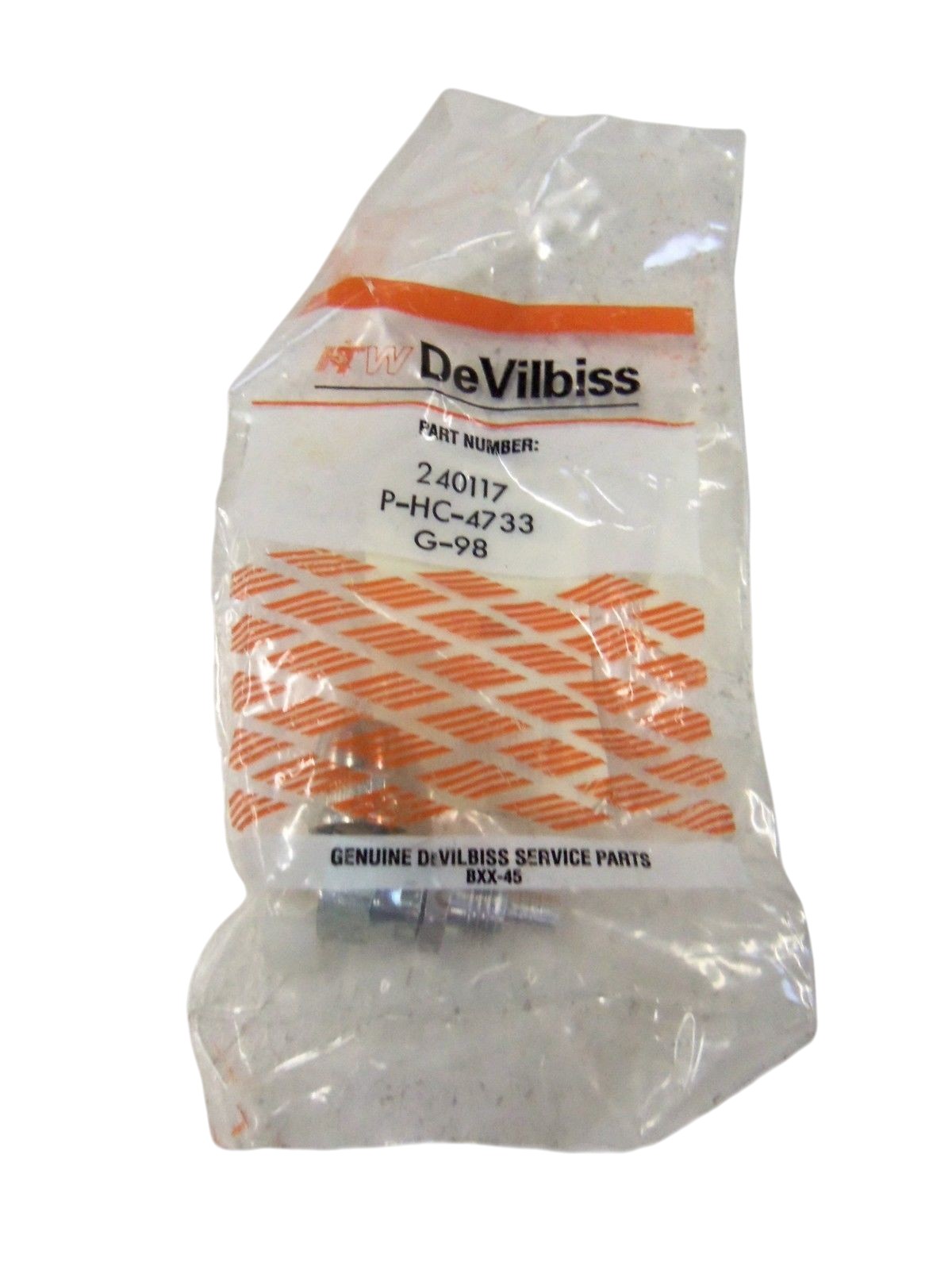 DEVILBISS FITTINGS P-HC-4733 (ORANGE BAG) HOSE CONNECTOR  NSMP