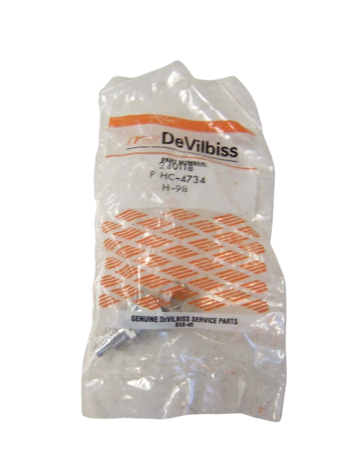 DEVILBISS FITTINGS P-HC-4734 (ORANGE BAG) HOSE CONNECTOR NSMP