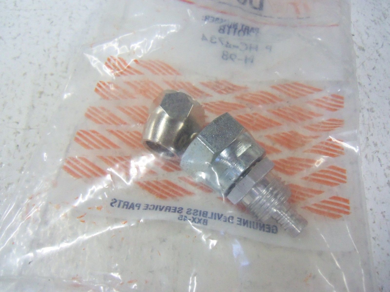 DEVILBISS FITTINGS P-HC-4734 (ORANGE BAG) HOSE CONNECTOR NSMP