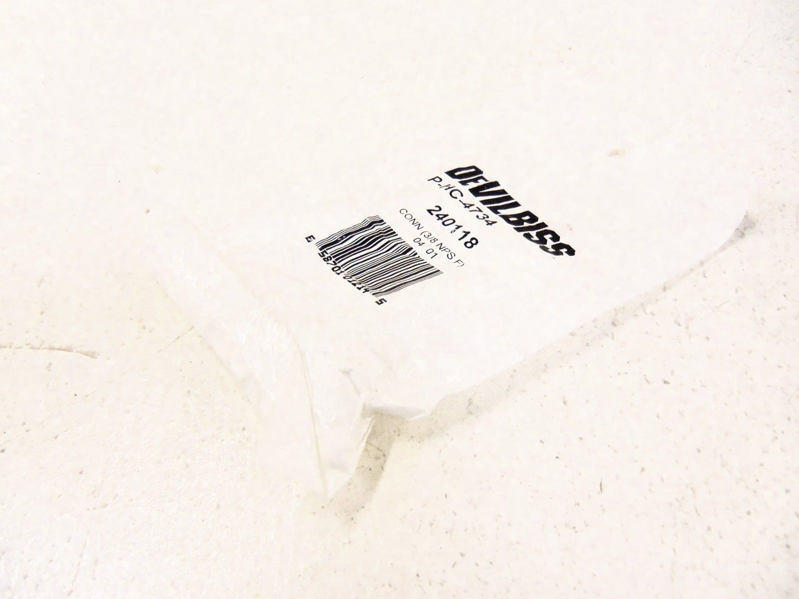 DEVILBISS FITTINGS P-HC-4734 (WHITE BAG) NSMP