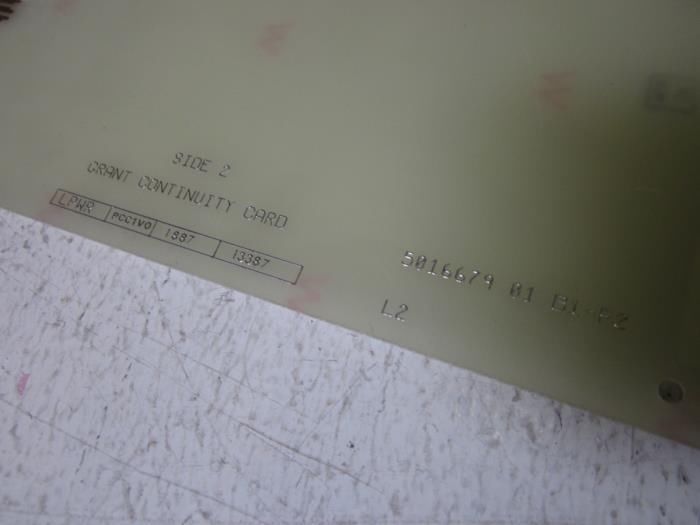 DIGITAL EQUIPMENT DEC GRANT CONTINUITY CARD 5016679 01 B1-P2 *USED*