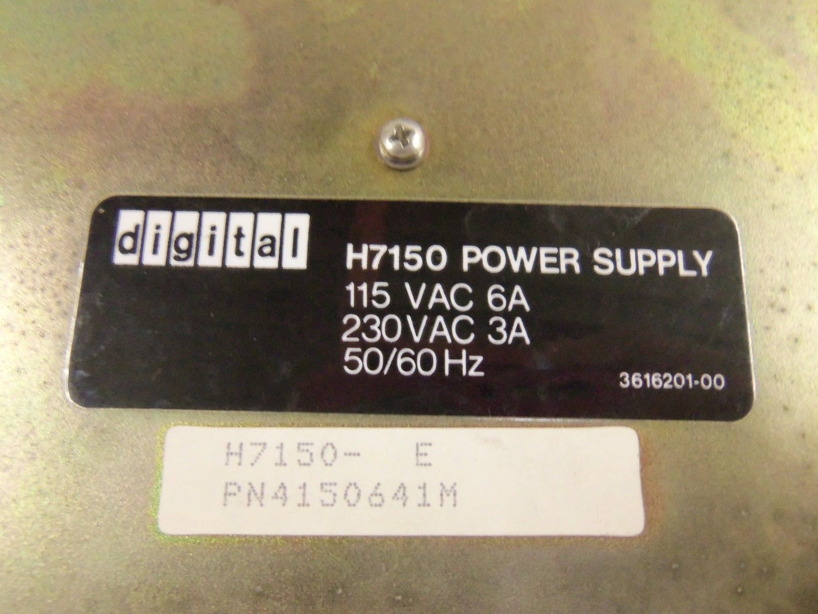 DIGITAL H7150 POWER SUPPLY *USED*