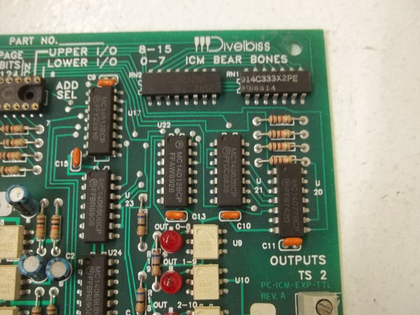 DIVELBISS ICM-IO-51 PC BOARD UNMP
