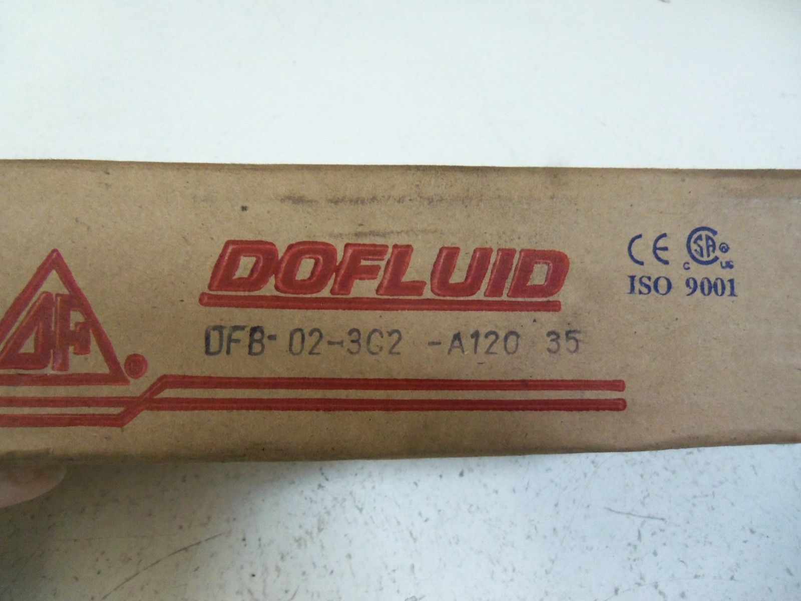 DOFLUID HYDRAULIC VALVE DFB-02-3C2-A120-35-3F (AS PICTURED)  NSMP
