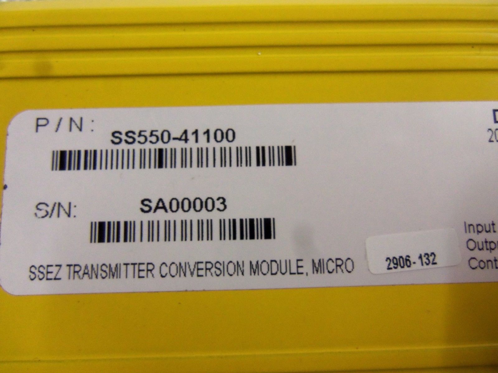 DOLAN-JENNER SS550-41100 TRANSMITTER NSNP